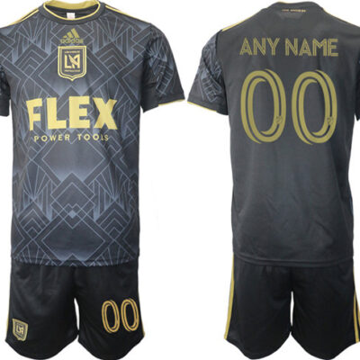 Los Angeles Football Club Custom Black Soccer Jersey Suit