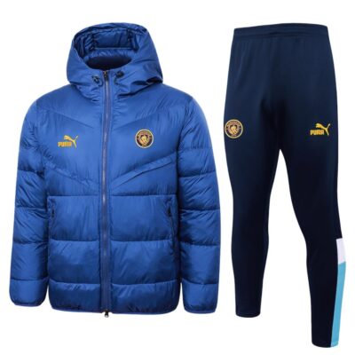 Manchester City 24/25 Hooded Puffer Jacket Suit