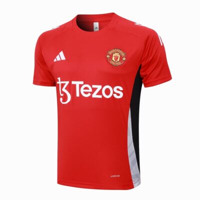 Alternative view of Manchester United 2024 2025 Light Red Shirt Shorts Kit