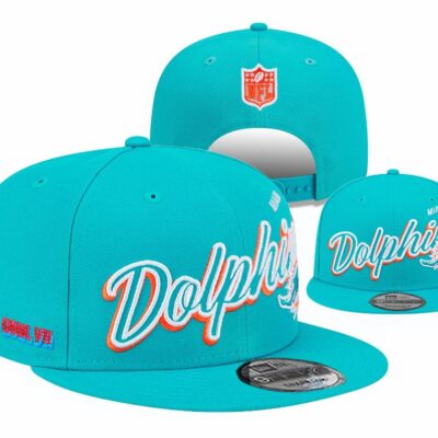 Miami Dolphins Snapback Hat Limited Embroidered Cap For Fans