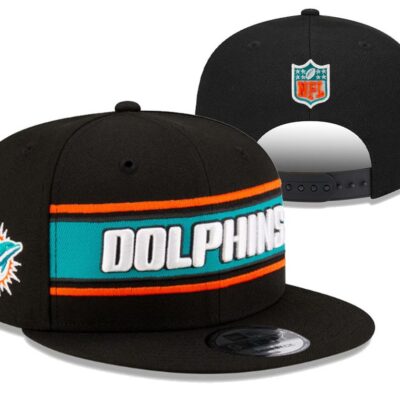 Miami Dolphins Snapback Hat Limited Embroidered Cap For Fans