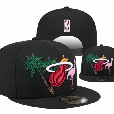 Miami Heat Snapback Hat Limited Embroidered Cap For Fans