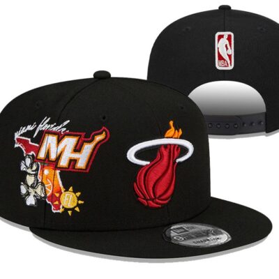 Miami Heat Snapback Hat Limited Embroidered Cap For Fans