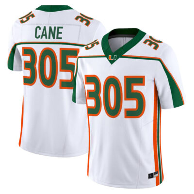 Miami Hurricanes Throwback Vapor Limited Jersey - Cane 305