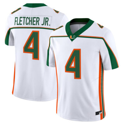 Miami Hurricanes Throwback Vapor Limited Jersey - Mark Fletcher Jr.