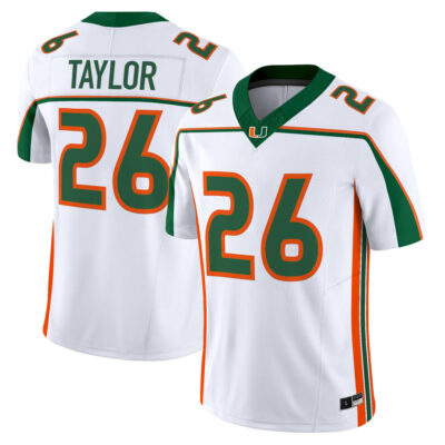 Miami Hurricanes Throwback Vapor Limited Jersey - Sean Taylor