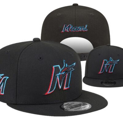 Miami Marlins Snapback Hat Limited Embroidered Cap For Fans