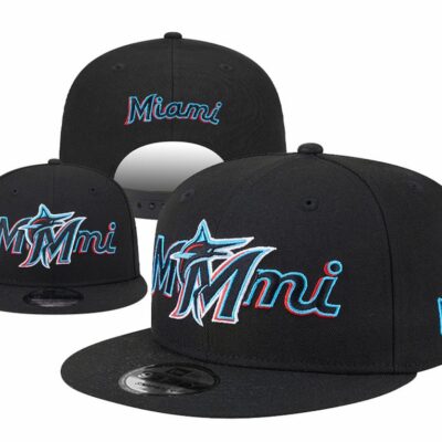 Miami Marlins Snapback Hat Limited Embroidered Cap For Fans