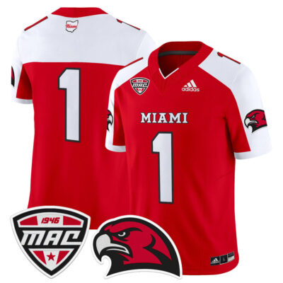 Miami (OH) RedHawks 2025 Vapor Limited Jersey - Red Alternate #1 Team