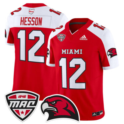Miami (OH) RedHawks 2025 Vapor Limited Jersey - Red Alternate Henry Hesson