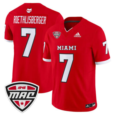 Miami (OH) RedHawks 2025 Vapor Limited Jersey - Red Ben Roethlisberger