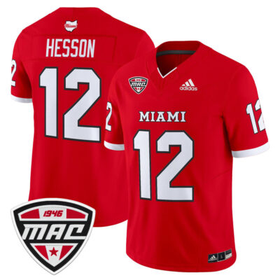 Miami (OH) RedHawks 2025 Vapor Limited Jersey - Red Henry Hesson