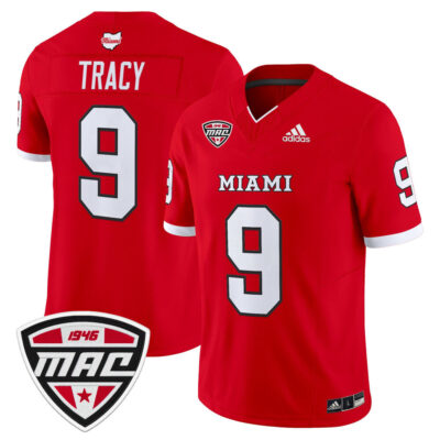Miami (OH) RedHawks 2025 Vapor Limited Jersey - Red Kenny Tracy