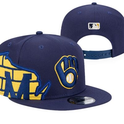 Milwaukee Brewers Snapback Hat Limited Embroidered Cap For Fans