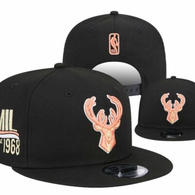 Milwaukee Bucks Snapback Hat Limited Embroidered Cap For Fans