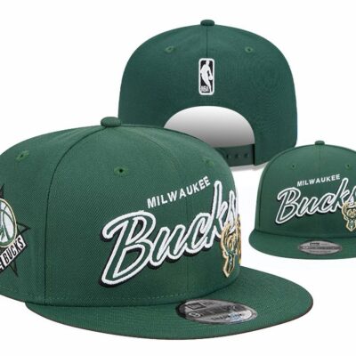 Milwaukee Bucks Snapback Hat Limited Embroidered Cap For Fans