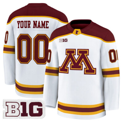 Minnesota Golden Gophers 2025/26 Premium Custom Jersey - White