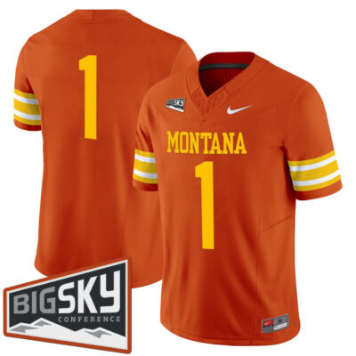 Montana Grizzlies 1995 Throwback Vapor Limited Jersey - Orange #1 Team