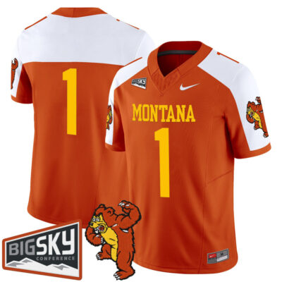 Montana Grizzlies 1995 Throwback Vapor Limited Jersey - Orange Alternate #1 Team