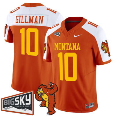 Montana Grizzlies 1995 Throwback Vapor Limited Jersey - Orange Alternate Eli Gillman