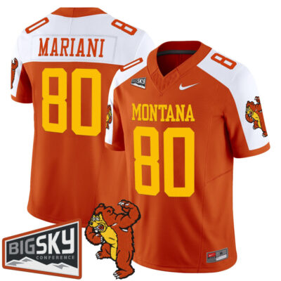 Montana Grizzlies 1995 Throwback Vapor Limited Jersey - Orange Alternate Marc Mariani