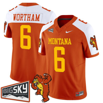 Montana Grizzlies 1995 Throwback Vapor Limited Jersey - Orange Alternate Michael Wortham