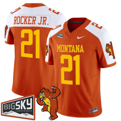 Montana Grizzlies 1995 Throwback Vapor Limited Jersey - Orange Alternate Stevie Rocker Jr.