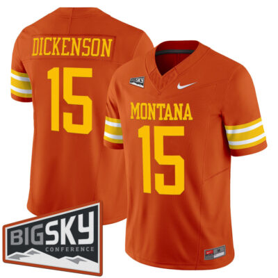 Montana Grizzlies 1995 Throwback Vapor Limited Jersey - Orange Dave Dickenson