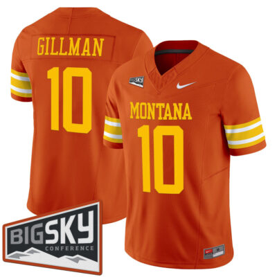Montana Grizzlies 1995 Throwback Vapor Limited Jersey - Orange Eli Gillman