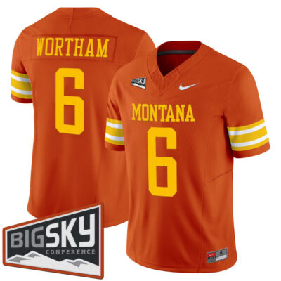 Montana Grizzlies 1995 Throwback Vapor Limited Jersey - Orange Michael Wortham