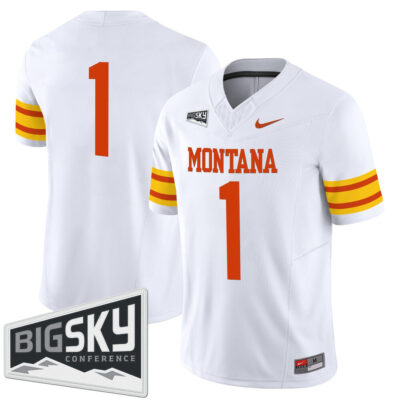 Montana Grizzlies 1995 Throwback Vapor Limited Jersey - White #1 Team