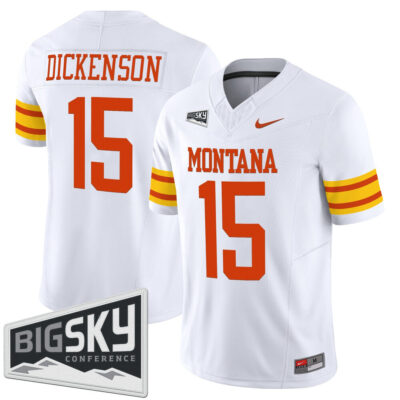 Montana Grizzlies 1995 Throwback Vapor Limited Jersey - White Dave Dickenson