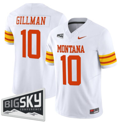 Montana Grizzlies 1995 Throwback Vapor Limited Jersey - White Eli Gillman