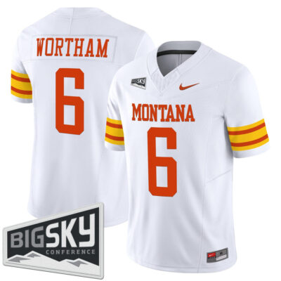 Montana Grizzlies 1995 Throwback Vapor Limited Jersey - White Michael Wortham