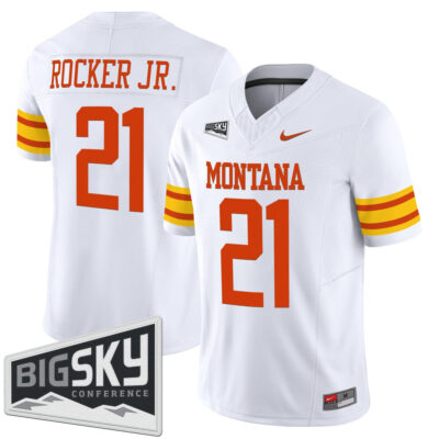 Montana Grizzlies 1995 Throwback Vapor Limited Jersey - White Stevie Rocker Jr.