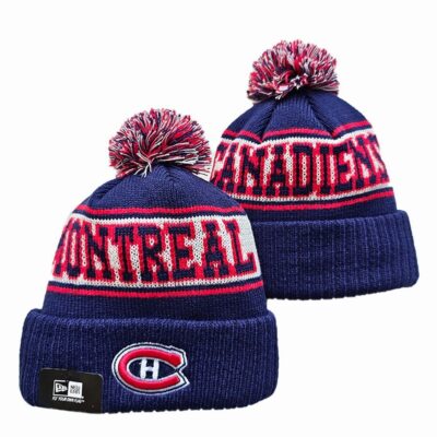 Montreal Canadiens Cuffed Knit Hat with Pom