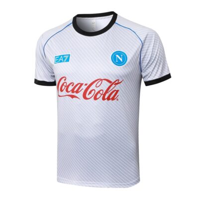Alternative view of Naples 2025 2026 White Soccer Jersey Shorts Set