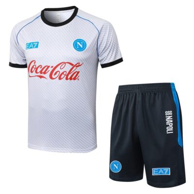 Naples 2025 2026 White Soccer Jersey Shorts Set