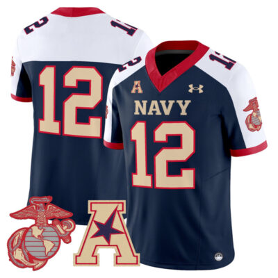 Navy Midshipmen Vapor USMC Premier Jersey - Navy Alternate / 12th Man