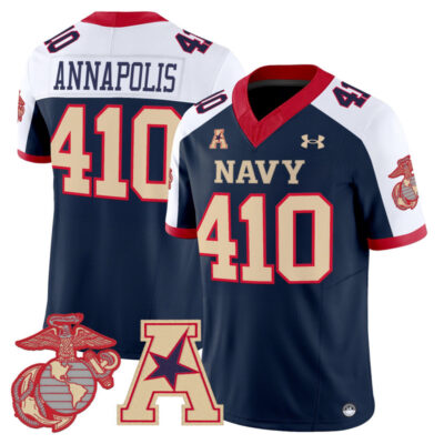 Navy Midshipmen Vapor USMC Premier Jersey - Navy Alternate / Annapolis 410