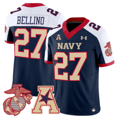 Navy Midshipmen Vapor USMC Premier Jersey - Navy Alternate / Joe Bellino