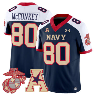 Navy Midshipmen Vapor USMC Premier Jersey - Navy Alternate / Phil McConkey