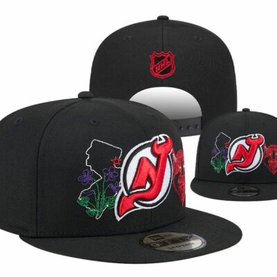 New Jersey Devils Snapback Hat Limited Embroidered Cap For Fans