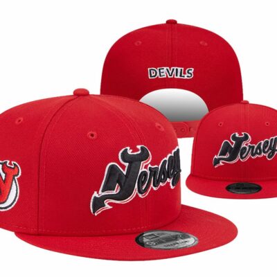New Jersey Devils Snapback Hat Limited Embroidered Cap For Fans