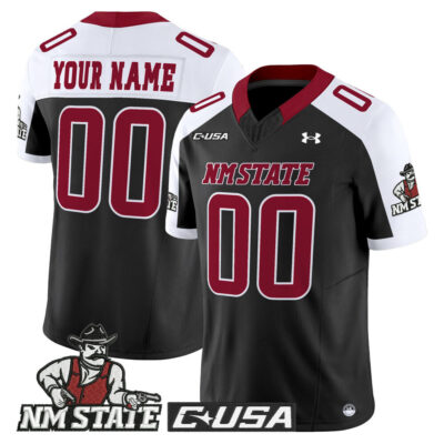 New Mexico State Aggies 2025 Vapor Limited Custom Jersey - Black Alternate