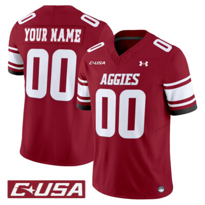 New Mexico State Aggies 2025 Vapor Limited Custom Jersey - Crimson