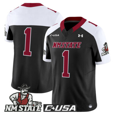 New Mexico State Aggies 2025 Vapor Limited Jersey - Black Alternate #1 Team