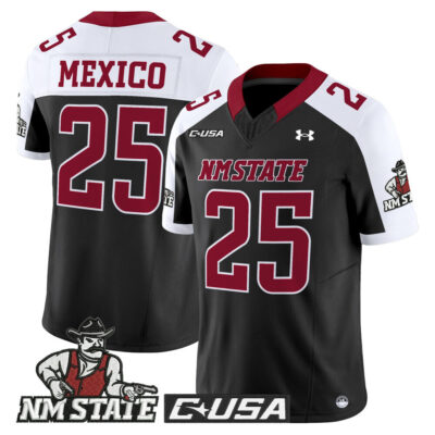New Mexico State Aggies 2025 Vapor Limited Jersey - Black Alternate #25 New Mexico