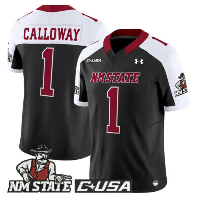 New Mexico State Aggies 2025 Vapor Limited Jersey - Black Alternate Kadarius Calloway