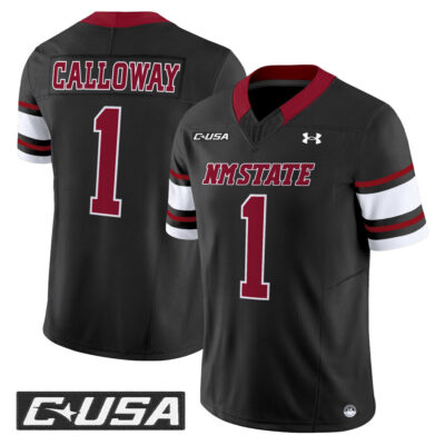 New Mexico State Aggies 2025 Vapor Limited Jersey - Black Kadarius Calloway